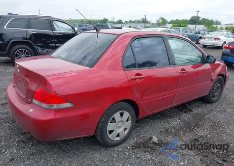 2004 Mitsubishi Lancer Es z USA, uszkodzony, nr VIN JA3AJ26E04U008497